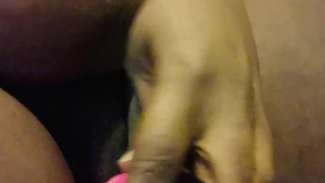 Slick toy fun with a wet pussy