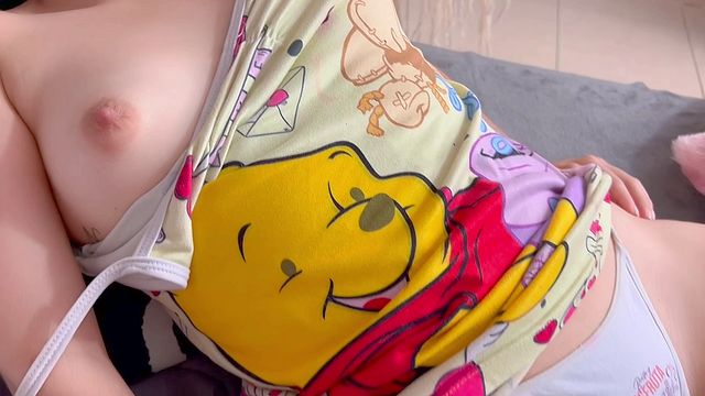 My 18-Year-Old Stepdaughter's Juicy, Tender Nipples Are All Mine to Play With