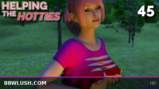 Helping the Hotties #45 – BBW Visual Novel Gameplay with Curvy Beauties