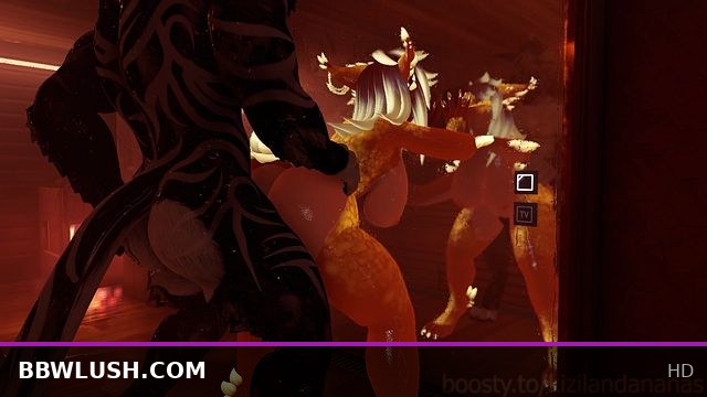 Seductive Dragoness Heats Up the Sauna in Intense Furry VRChat ERP Session