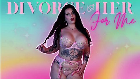 Divorce Her for Me - Tempting JOI in Sheer Lingerie with Homewrecking Slave Tasks
